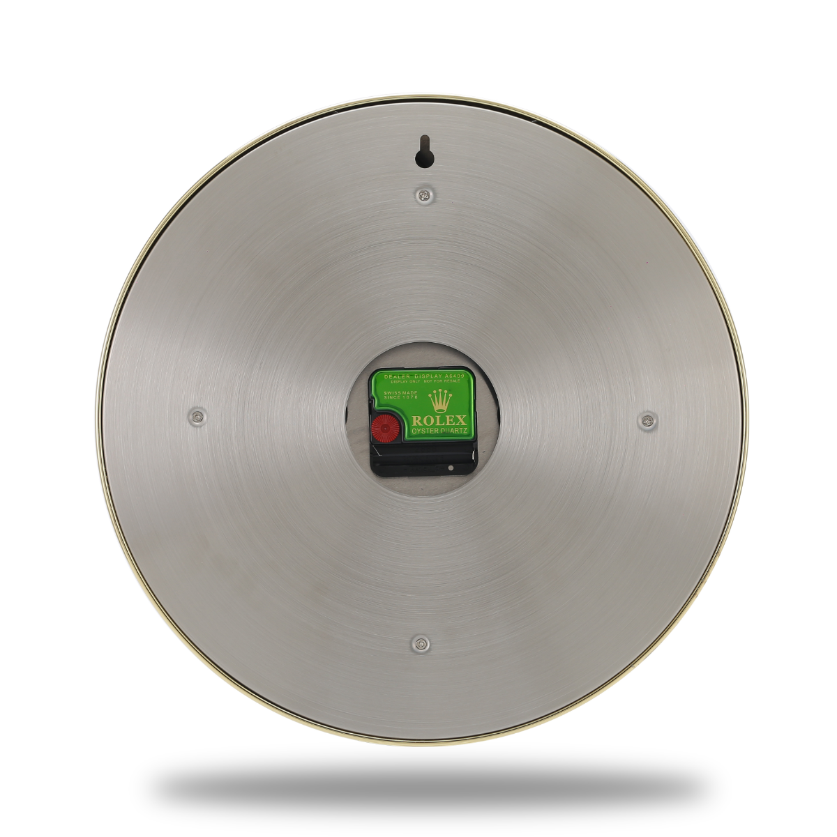 Daytona Wall Clock - Gold Green