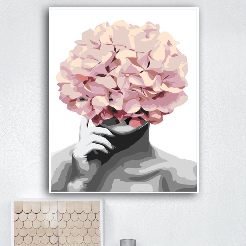 Forest Girls Flowers Canvas