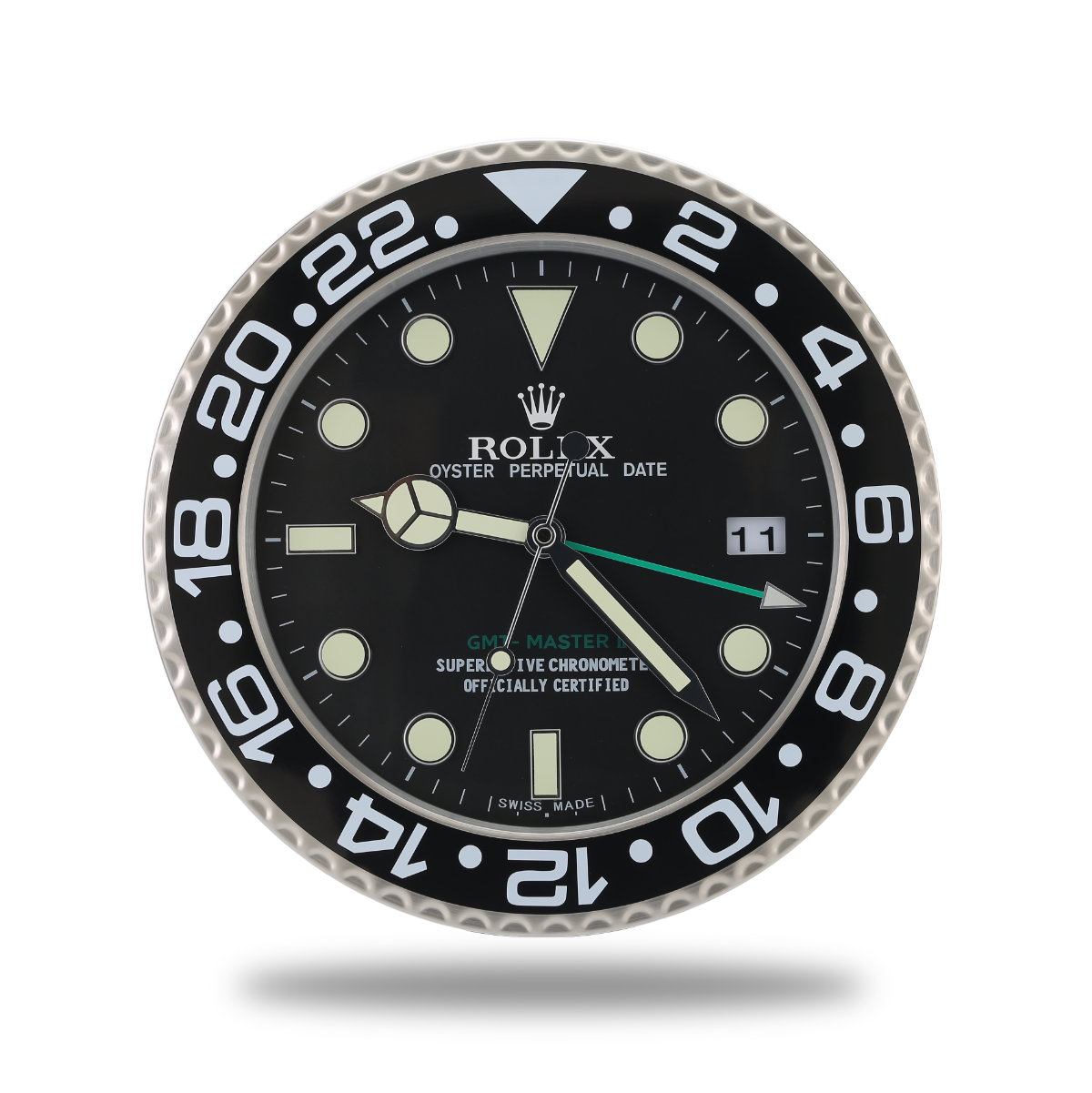 GMT-Master II Wall Clock - Black Silver