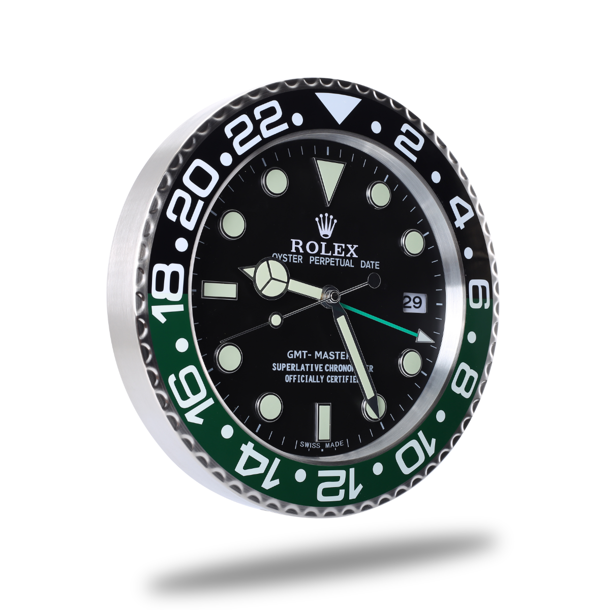 GMT-Master II Wall Clock - Black and Green