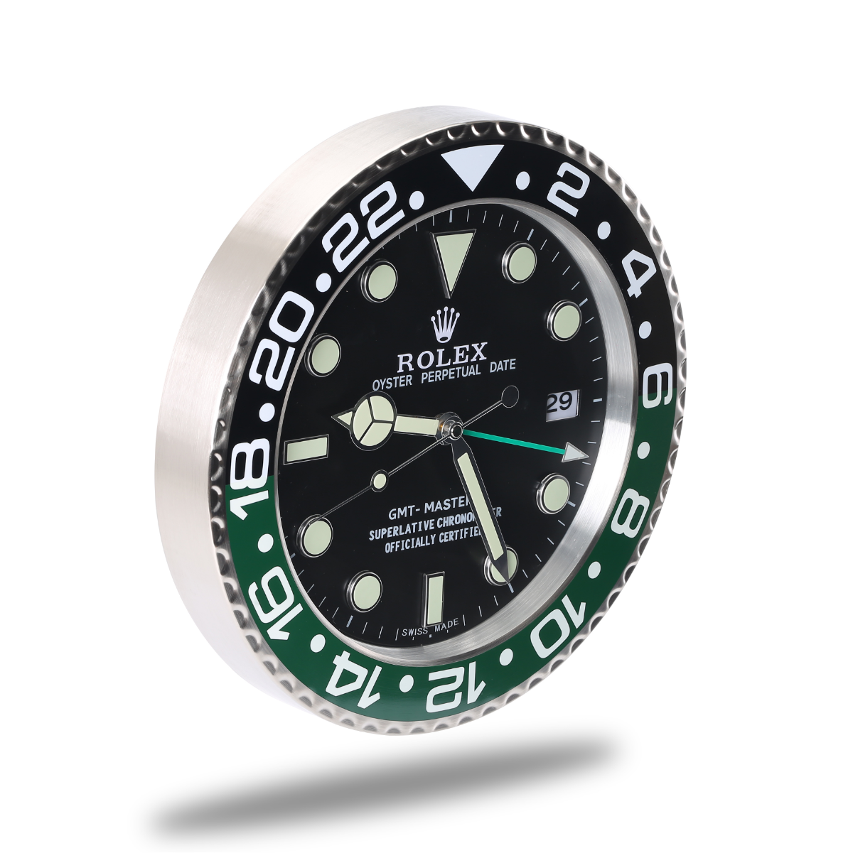 GMT-Master II Wall Clock - Black and Green