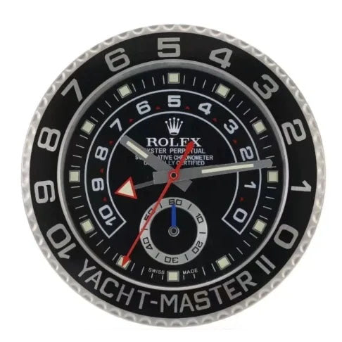 Yacht Master ll All Black | Wall Clock