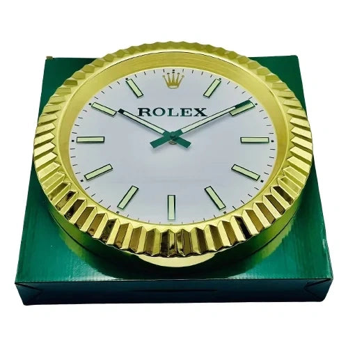 Presidential Gold Green Color | Wall Clock