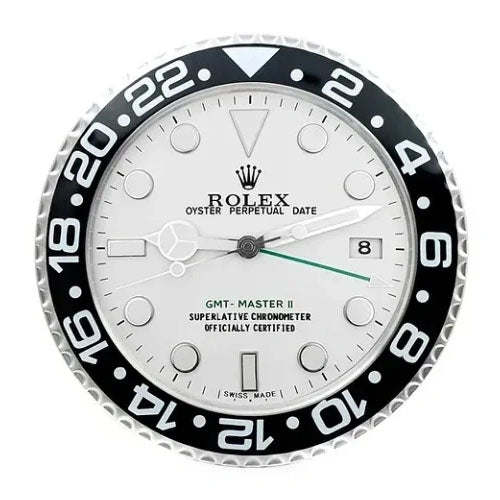 GMT Master ll Sliver & White Style | Wall Clock
