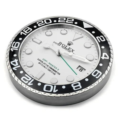 GMT Master ll Sliver & White Style | Wall Clock