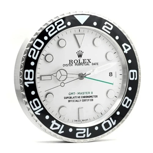 GMT Master ll Sliver & White Style | Wall Clock