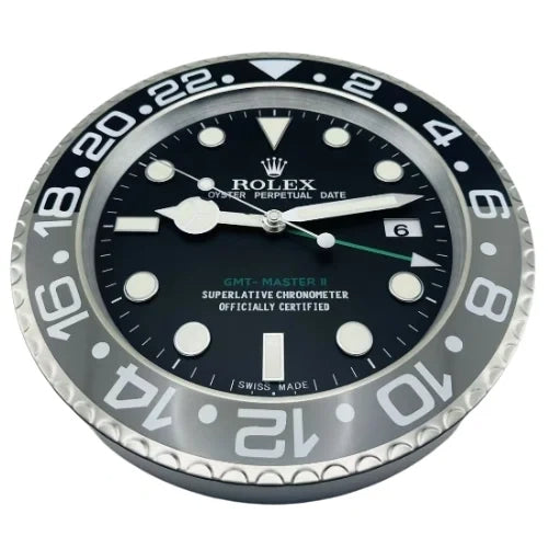 GMT Master ll Black & Grey Style | Wall Clock