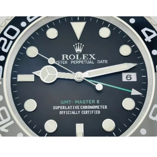 GMT Master ll Black & Grey Style | Wall Clock