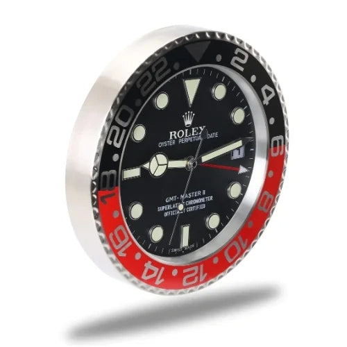 GMT Master ll Black & Red | Wall Clock