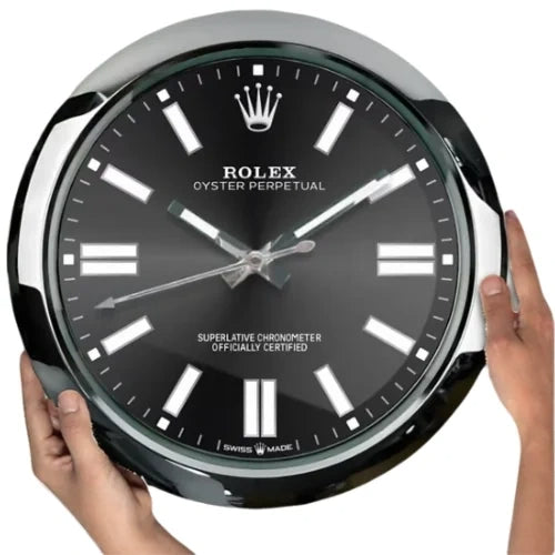 Oyster Perpetual Black Style | Wall Clock
