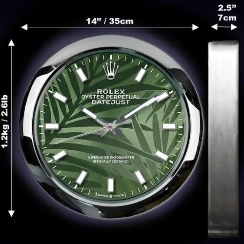 Oyster Perpetual Green Color Style | Wall Clock
