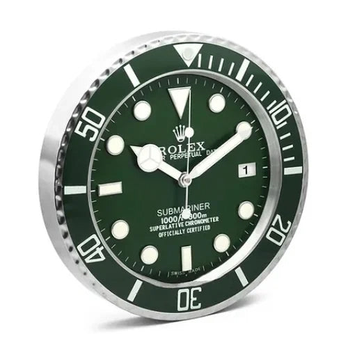 Submariner Green Style | Wall Clock