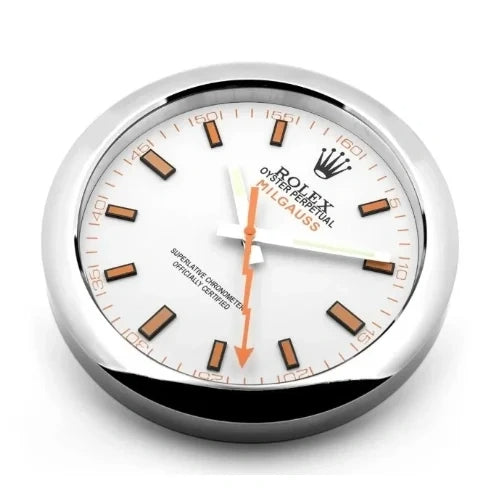 Milgauss Style White | Wall Clock