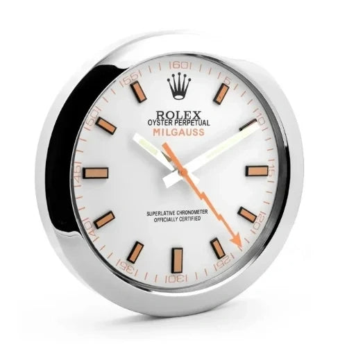 Milgauss Style White | Wall Clock