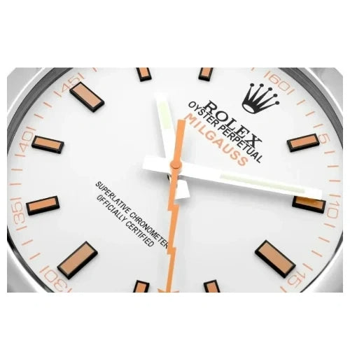 Milgauss Style White | Wall Clock