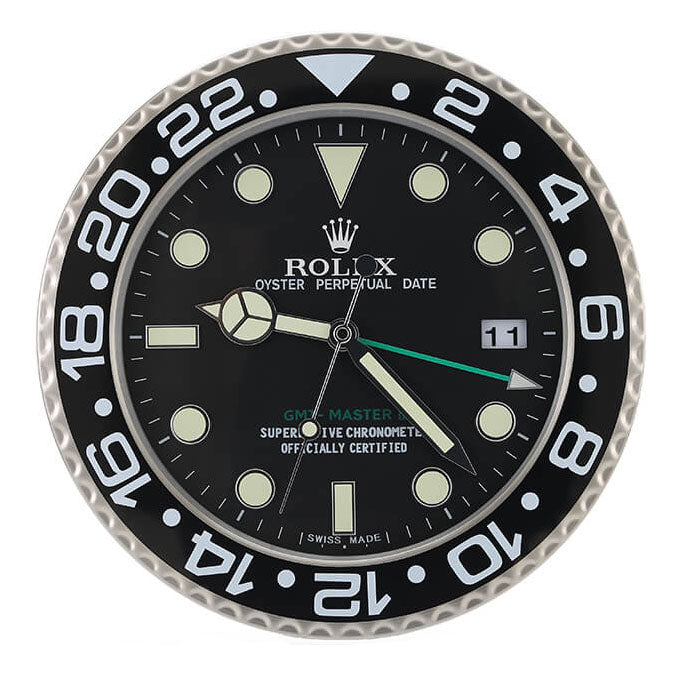 GMT Master ll Black Style | Wall Clock