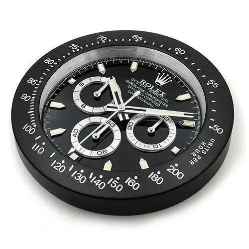 Daytona All Black | Wall Clock