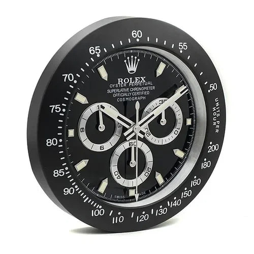 Daytona All Black | Wall Clock