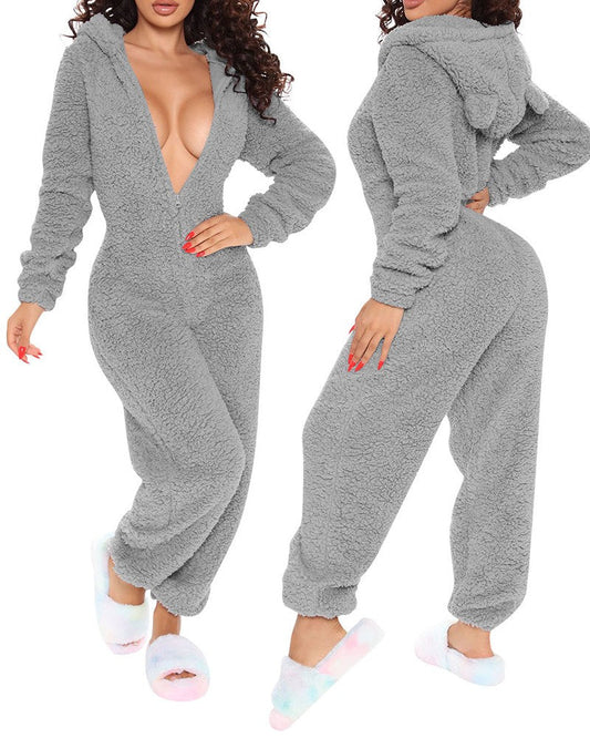 Fleece Jumpsuit | Teddy