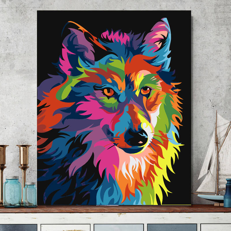 Animals Oil Painting On Canvas