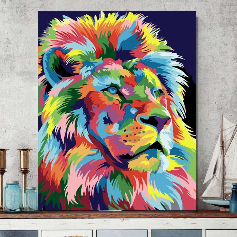 Animals Oil Painting On Canvas