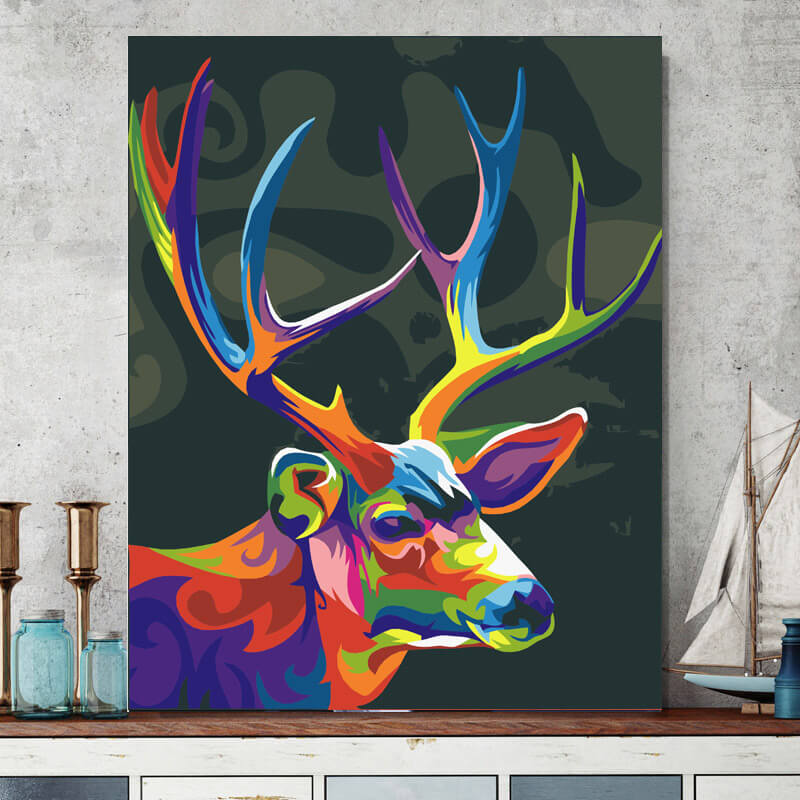 Animals Oil Painting On Canvas