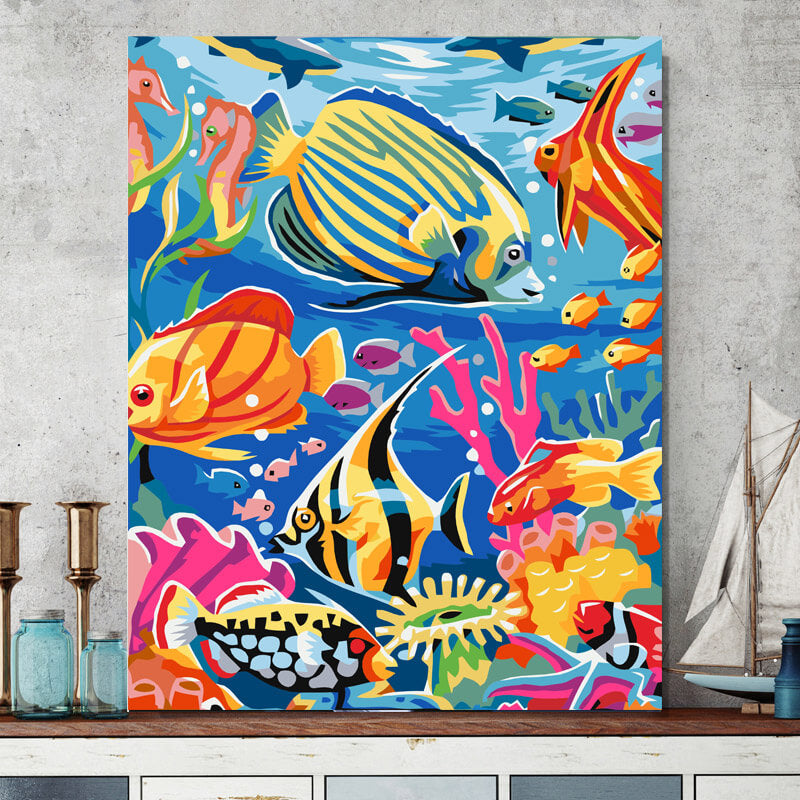 Animals Oil Painting On Canvas