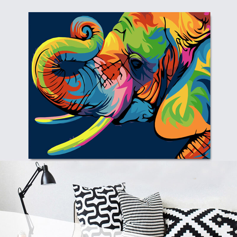 Animals Oil Painting On Canvas