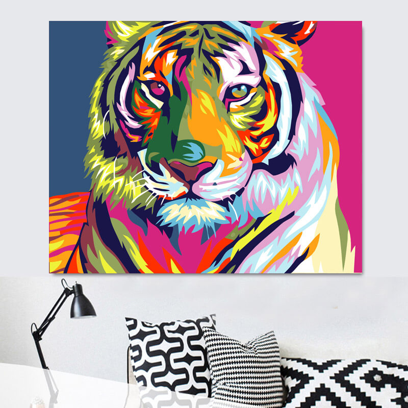 Animals Oil Painting On Canvas