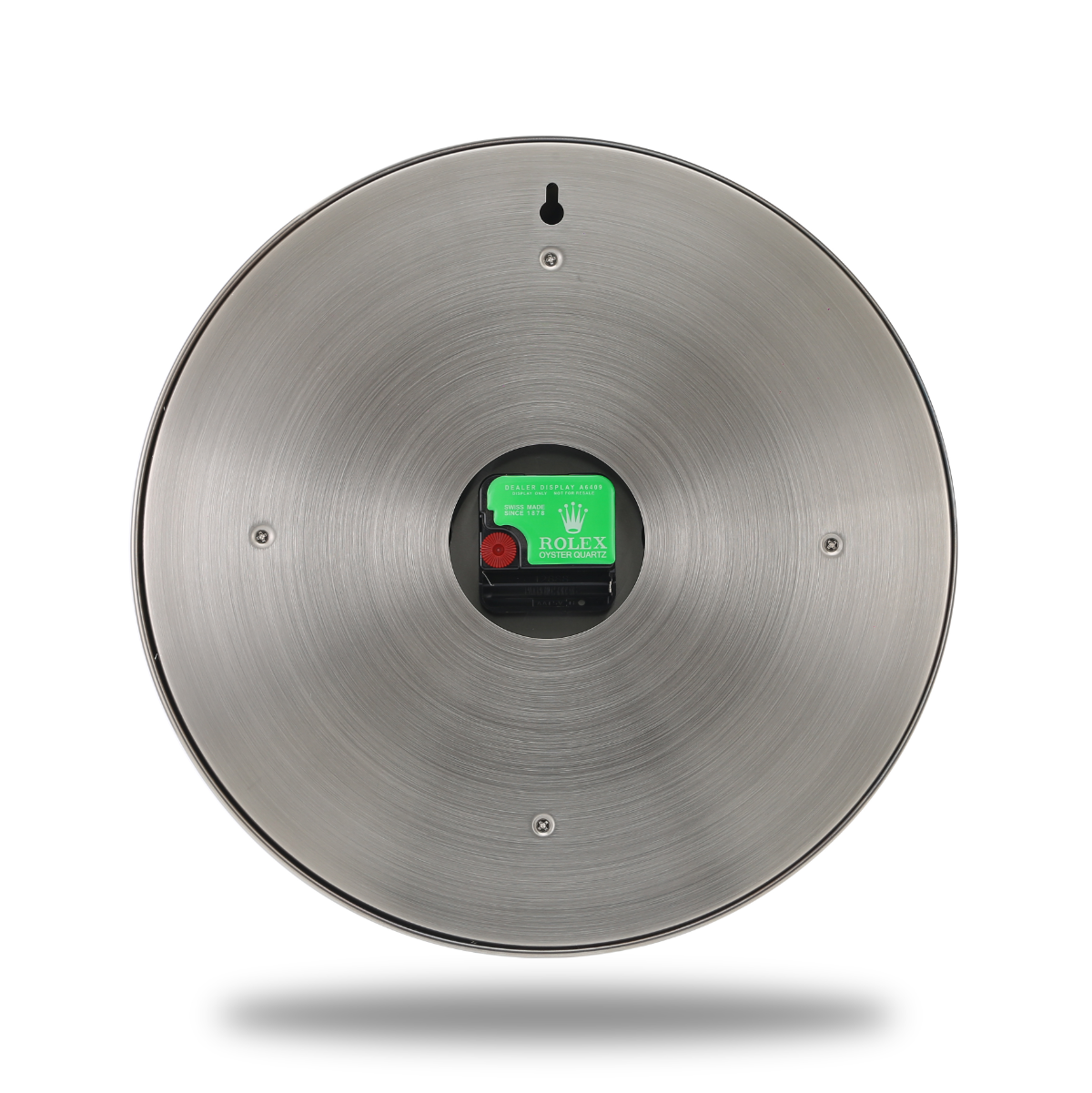 Daytona Wall Clock - Sleek Silver