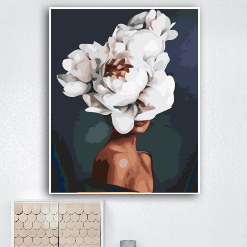 Forest Girls Flowers Canvas