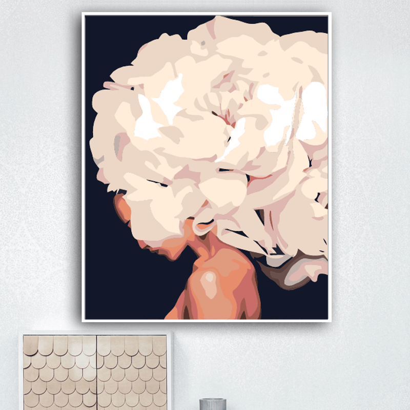 Forest Girls Flowers Canvas