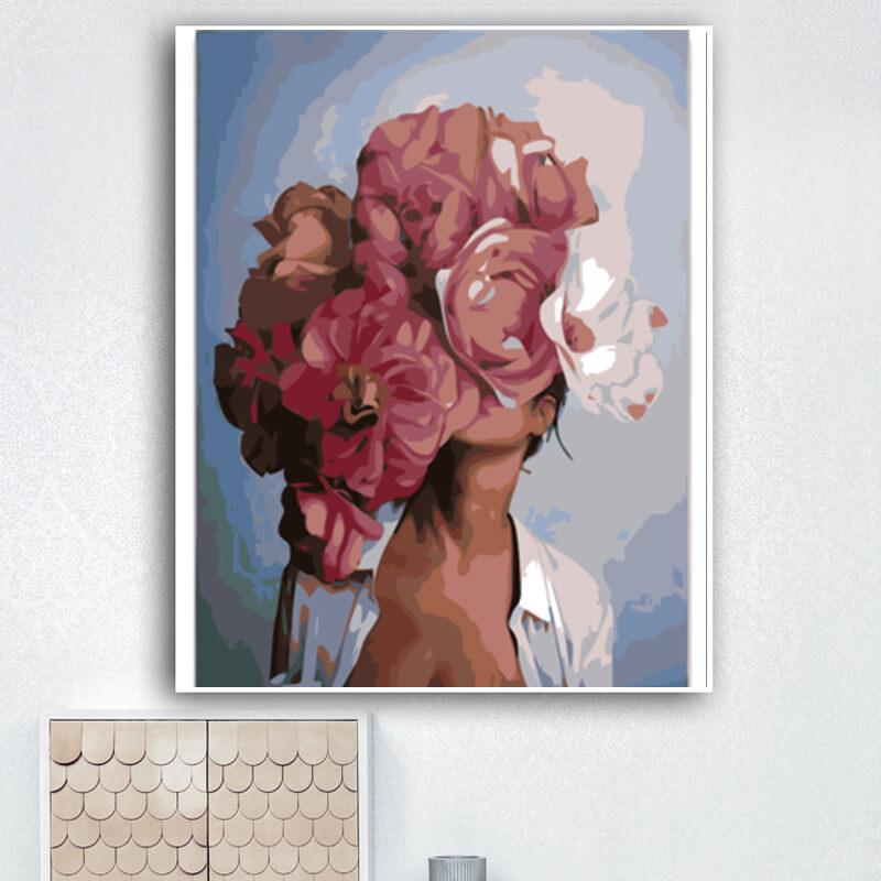 Forest Girls Flowers Canvas