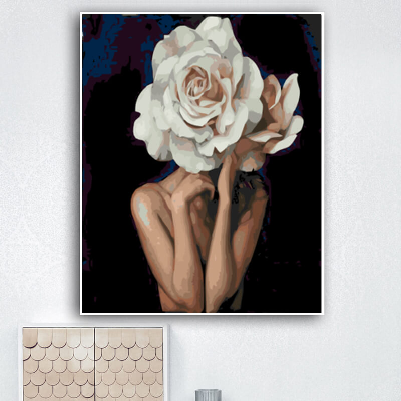 Forest Girls Flowers Canvas