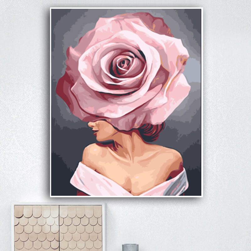 Forest Girls Flowers Canvas