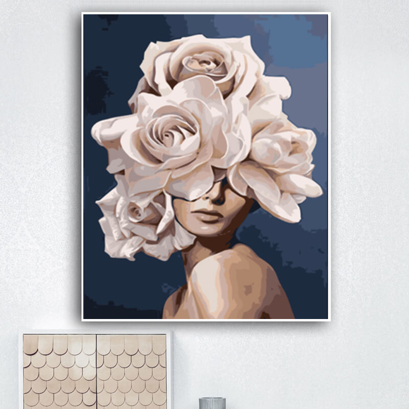 Forest Girls Flowers Canvas