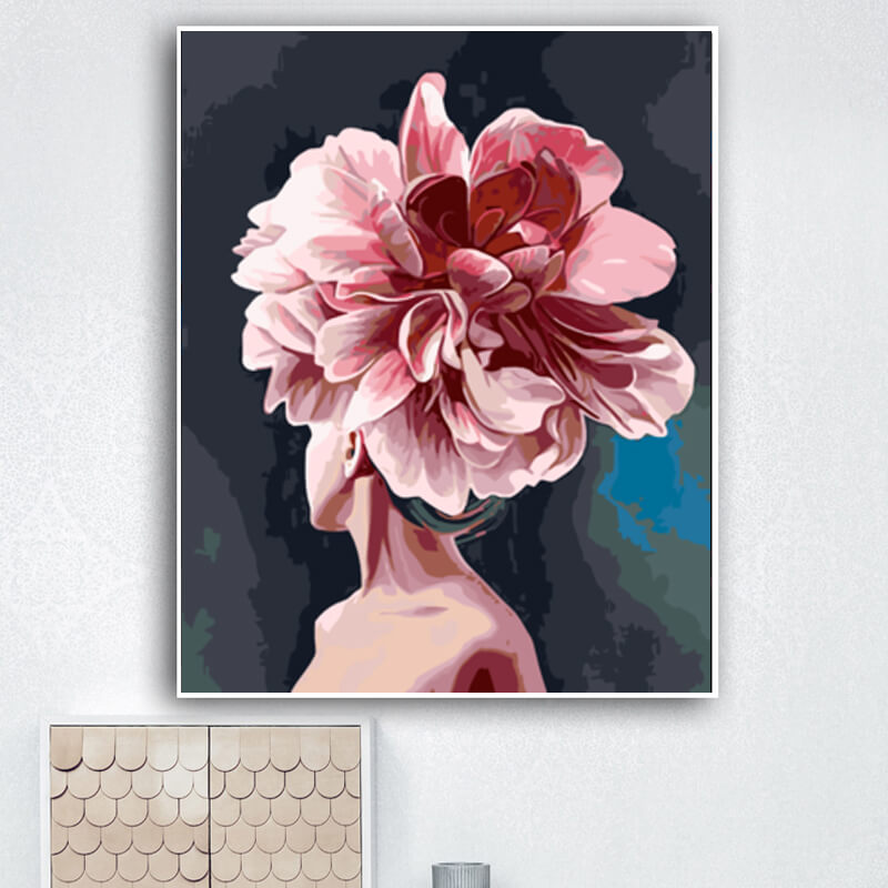 Forest Girls Flowers Canvas