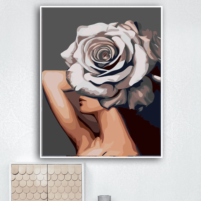 Forest Girls Flowers Canvas