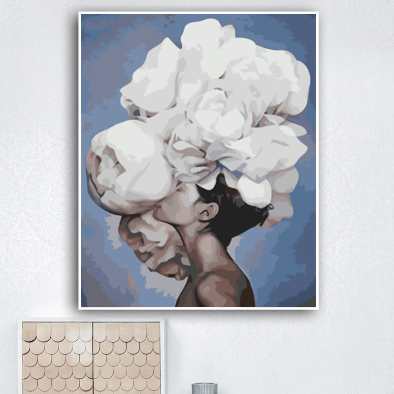 Forest Girls Flowers Canvas