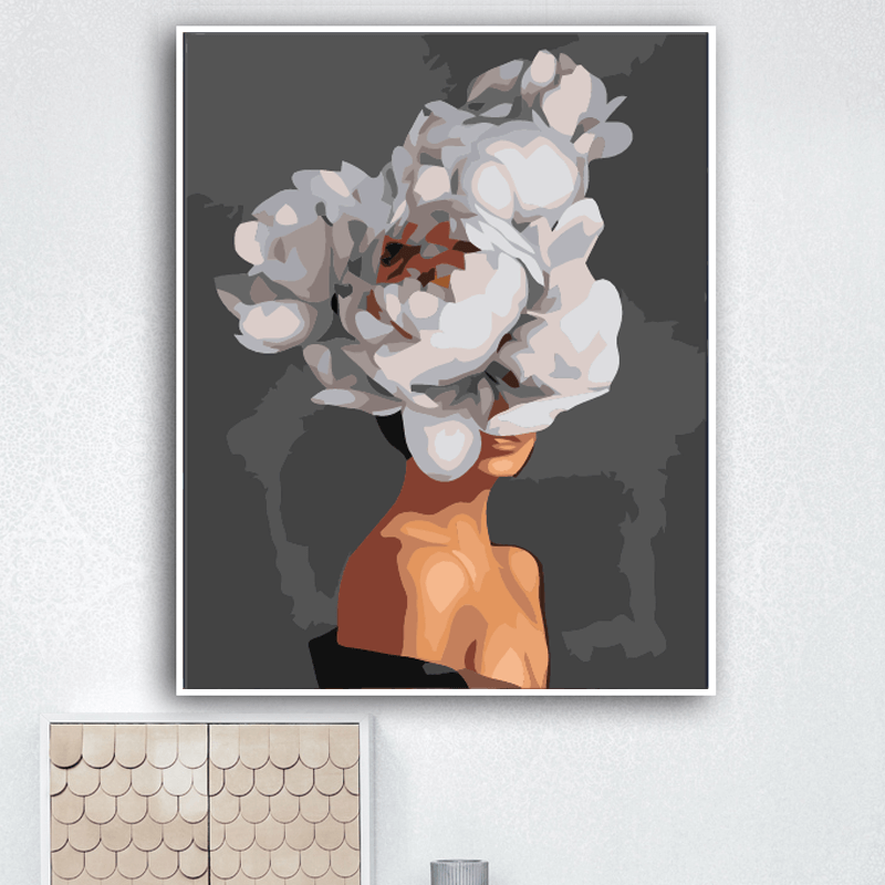 Forest Girls Flowers Canvas