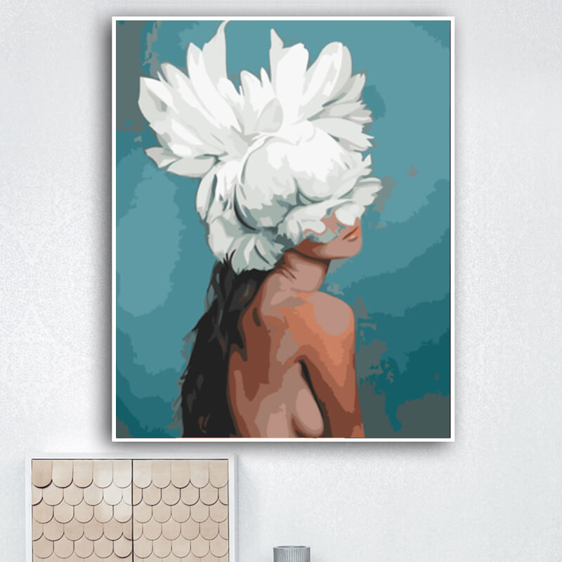 Forest Girls Flowers Canvas