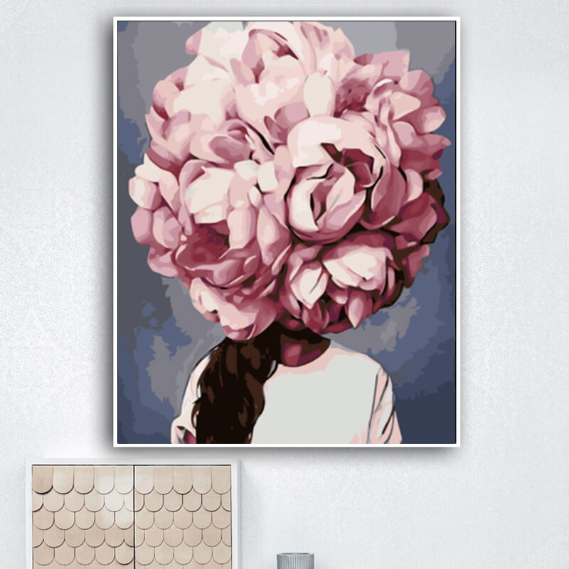 Forest Girls Flowers Canvas
