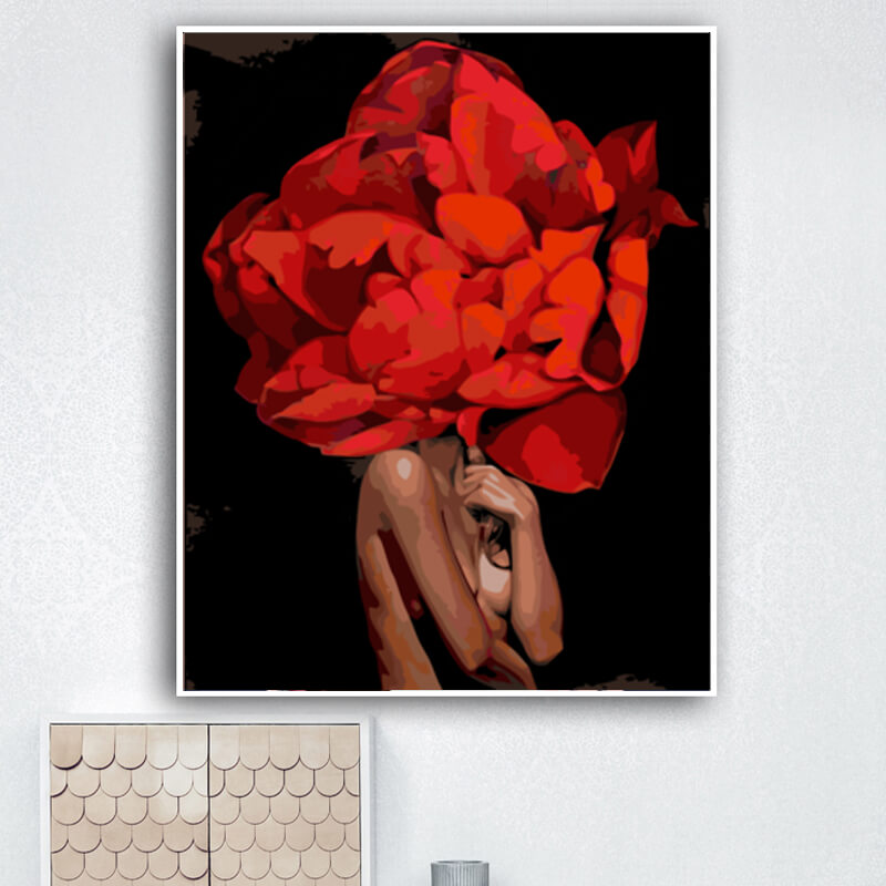 Forest Girls Flowers Canvas