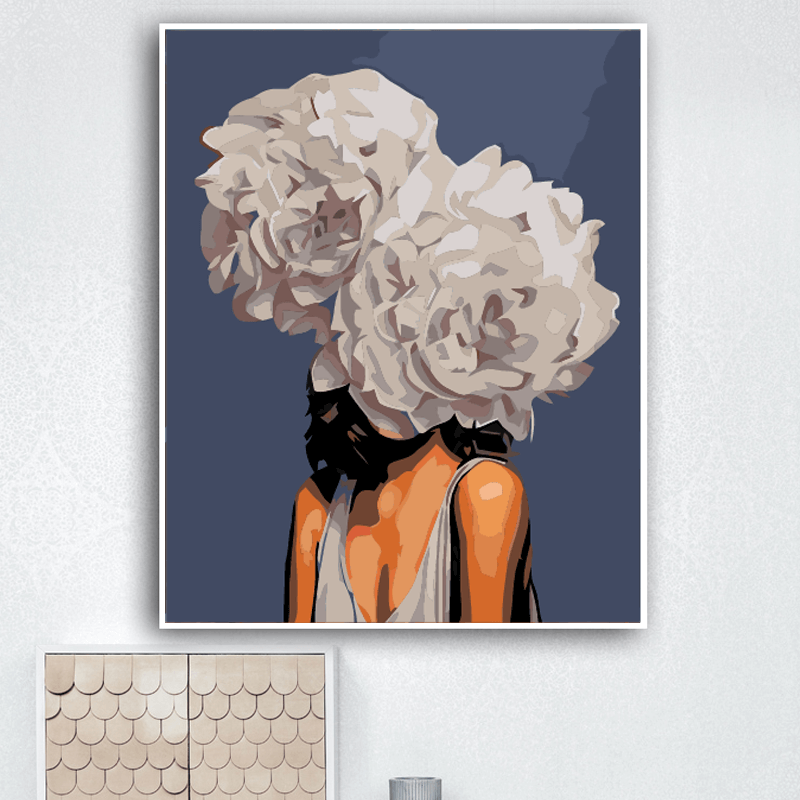Forest Girls Flowers Canvas
