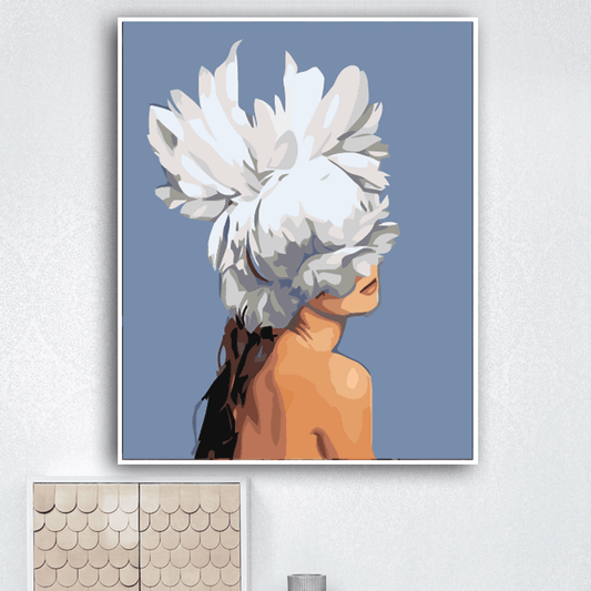 Forest Girls Flowers Canvas