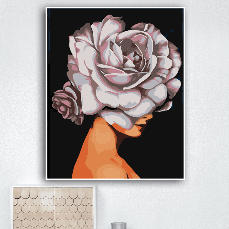 Forest Girls Flowers Canvas