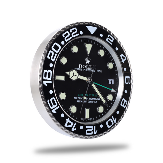 GMT-Master II Wall Clock - Black Silver