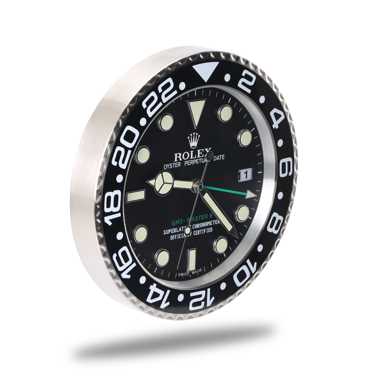 GMT-Master II Wall Clock - Black Silver