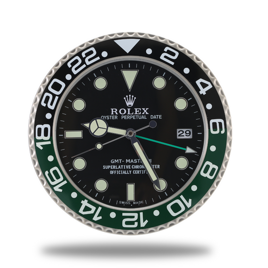 GMT-Master II Wall Clock - Black and Green