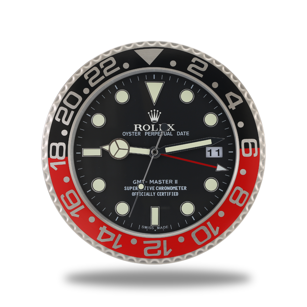 GMT-Master II Wall Clock - Black and Red